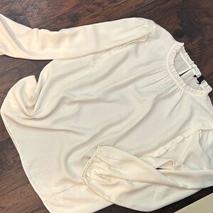 Ann Taylor Soft Cream Blouse